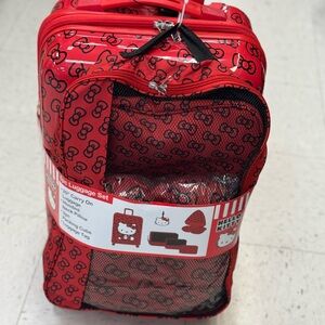 Hello Kitty Red Luggage Set 21”